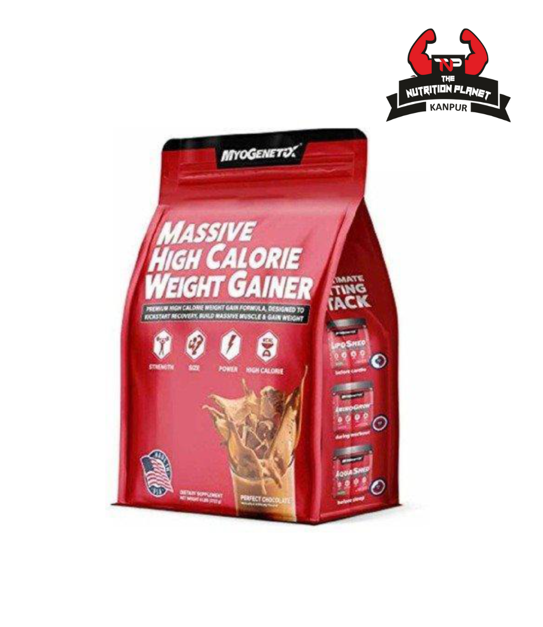 Myogenetix Massive High Calorie Weight Gainer, 6 Lbs (Perfect Chocolate)