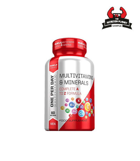 Muscle Science Multivitamin and Minerals Daily Formula for Men Supplement - 60 Softgels