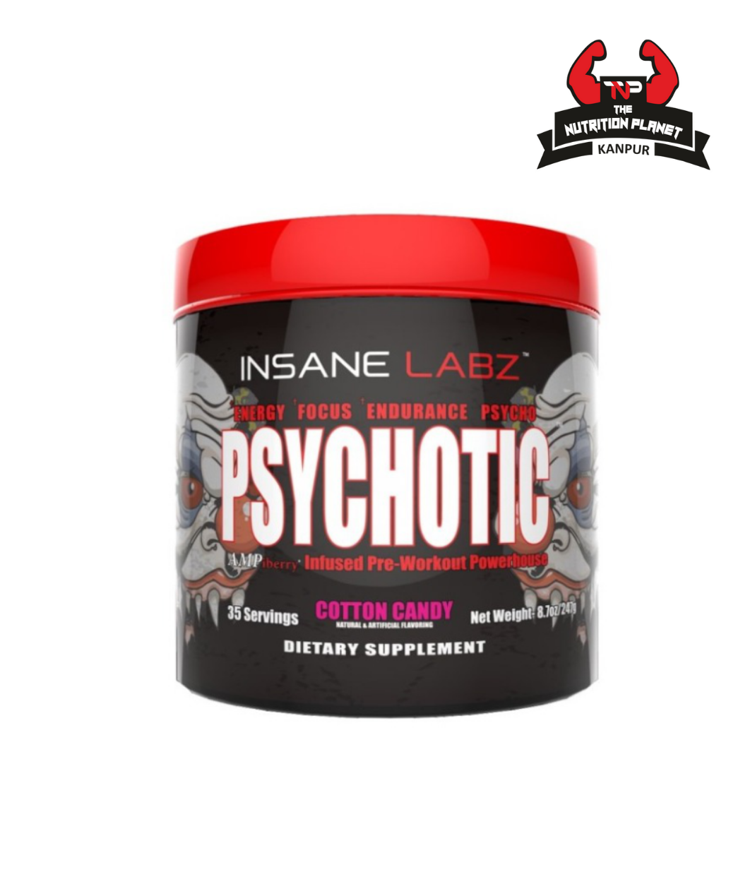  Insane Labz Psychotic Pre-Workout 0.47lbs, 216gm ( 35 Servings ) with Official Authentic Tag