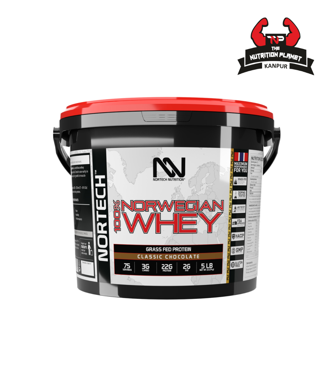 Nortech Nutrition 100% Norwegian whey 5lbs