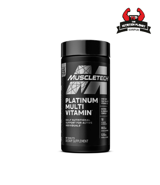 Muscletech Essential Series Platinum Multivitamin | Vitamins & Minerals | Amino Support | Promotes A Healthy Body | Daily Nutrition | 60 Tablets