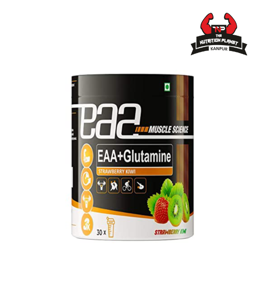 Muscle Science EAA (Essential Amino Acids) Glutamine for Intra Workout Post Workout 30 Servings