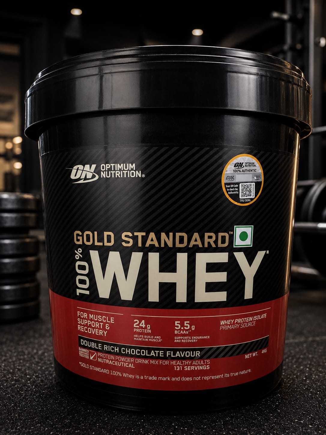 Optimum Nutrition On Gold Standard 100% whey protein | 4 kg