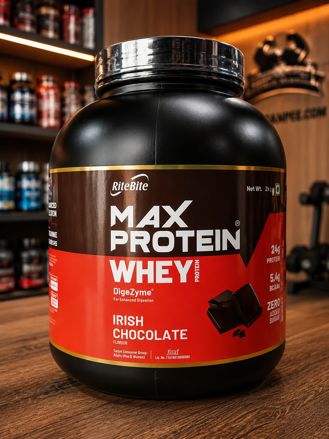 Ritebite Max Protein Whey Digezyme protein ,2kg