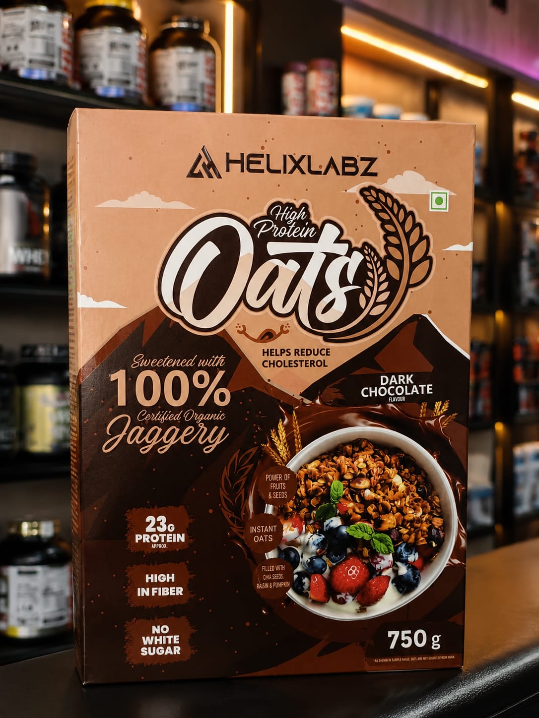 HelixLabz  High protein oats /750 g