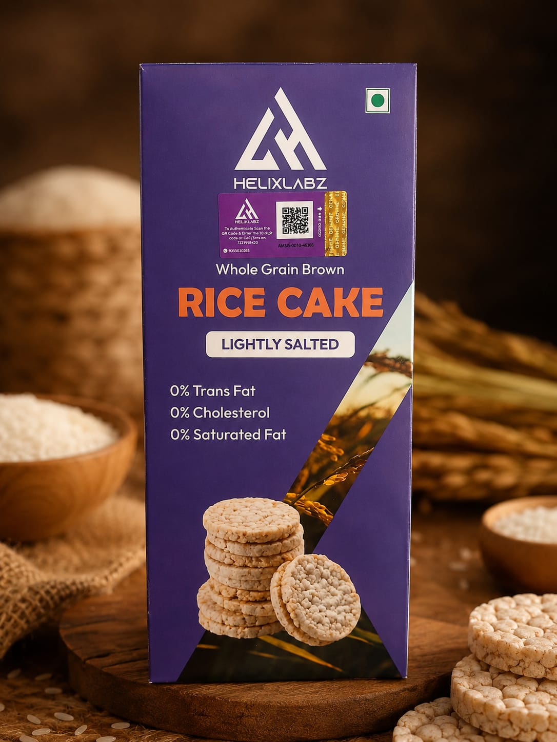 HelixLabz  Rice Cake lightly salted/120 g