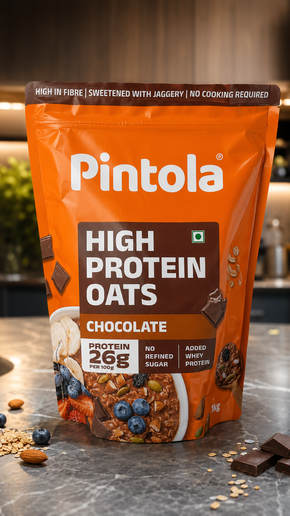 Pintola high protein oats chocolate /26 protein