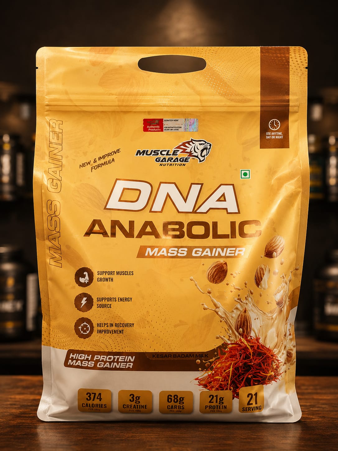 Muscle Garage DNA Anabolic Mass Gainer  10 lbs