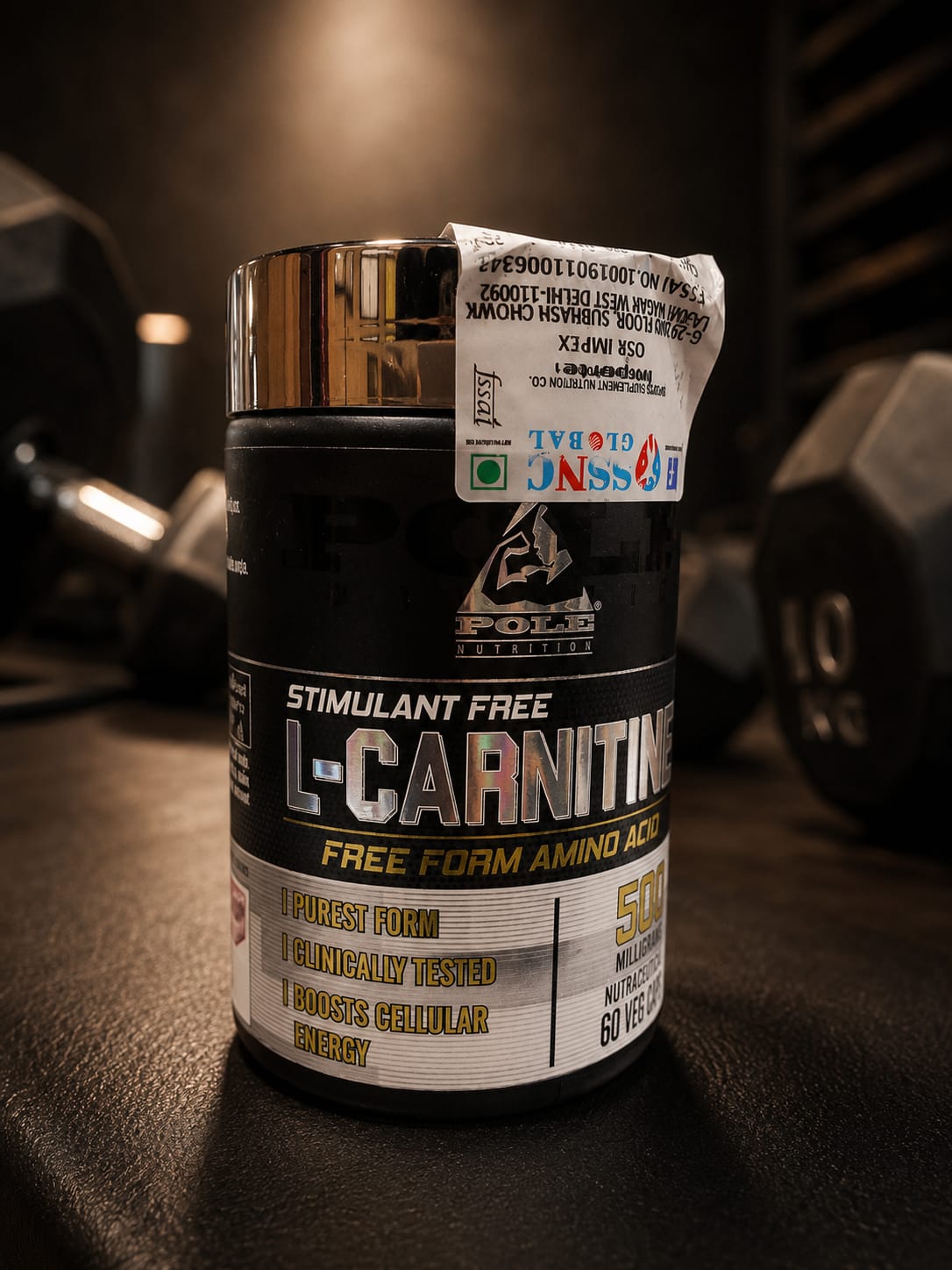 Pole Nutrition Stimulant free L- Carnitine