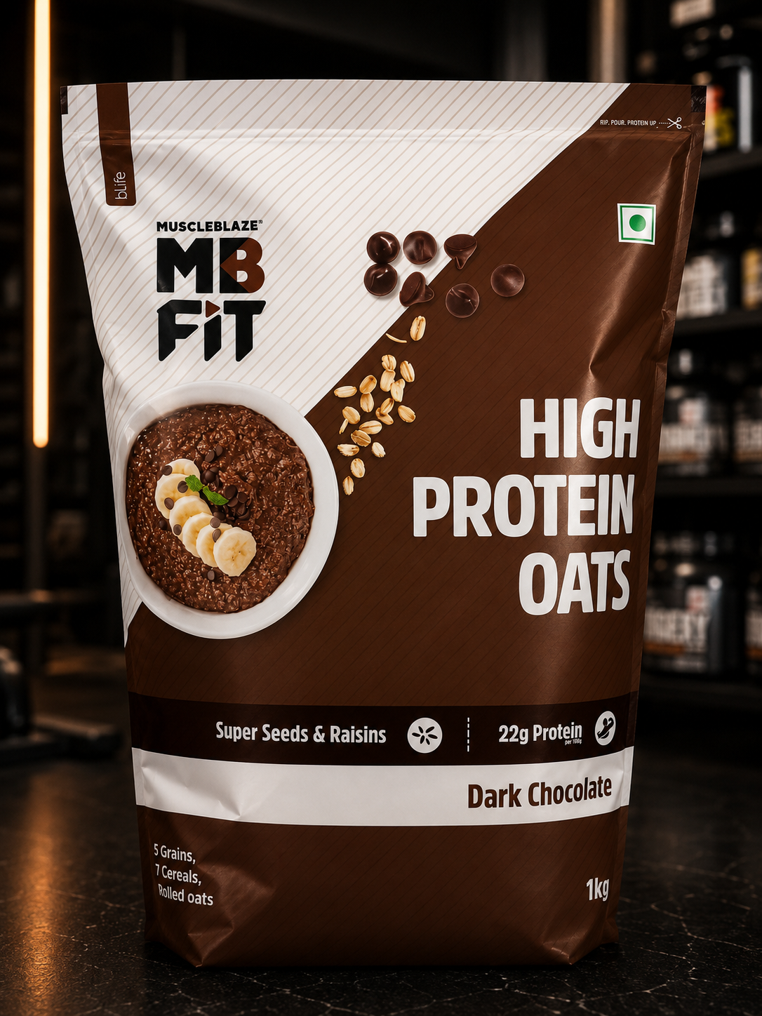 Muscleblaze  High Protein Oats/ 1 kg