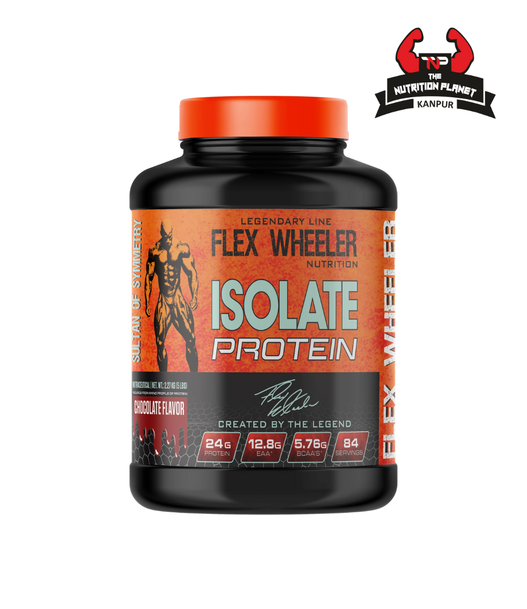 Flex Wheeler Nutrition Isolate Whey Protein 5lbs Chocolate Flavor