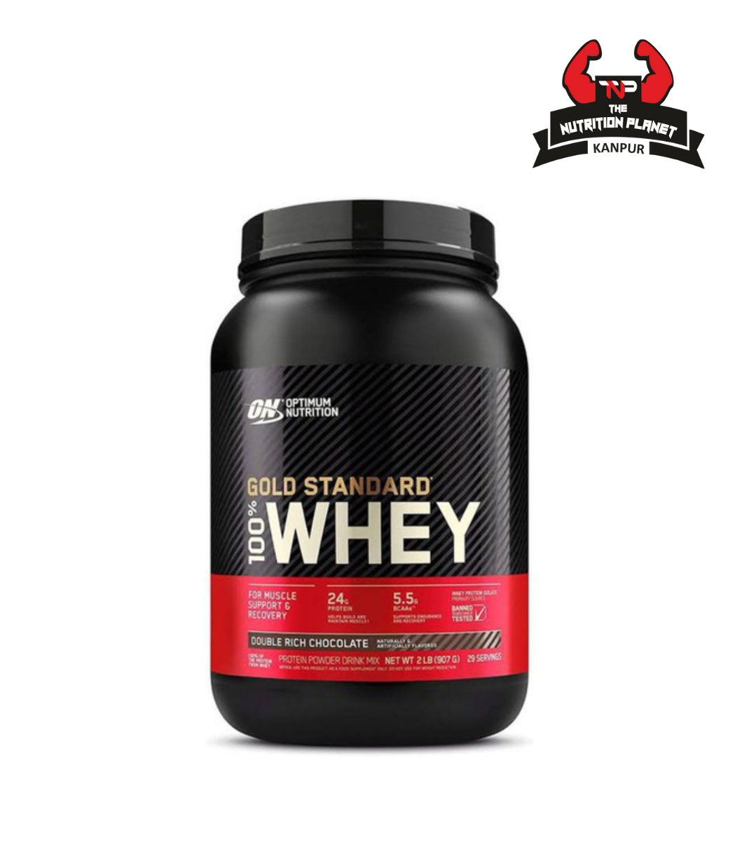 Optimum Nutrition (ON) Gold Standard 100% Whey Protein Powder  2Lbs