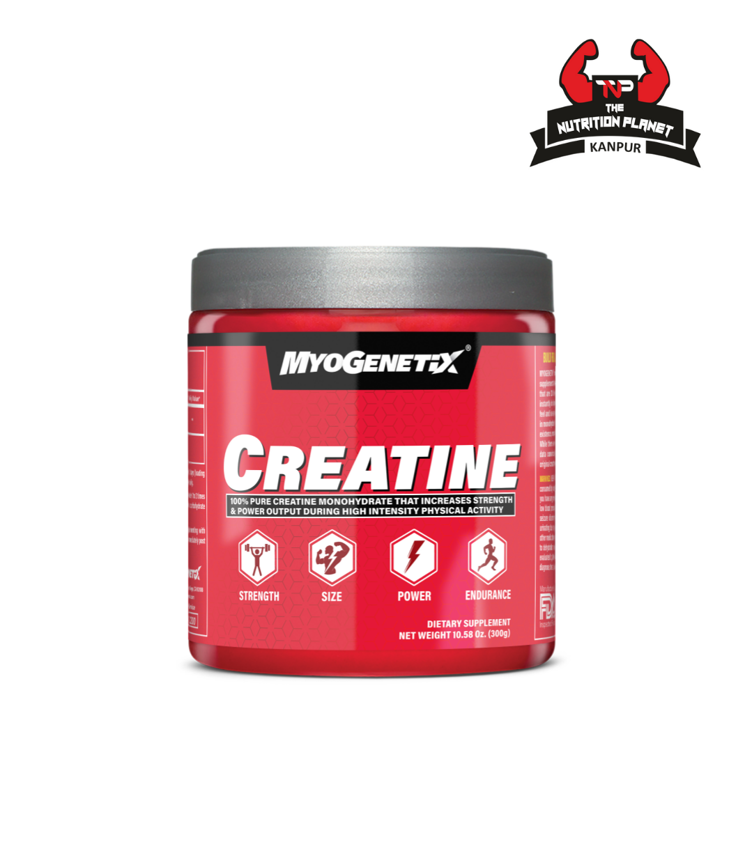 MYOGENETIX CREATINE 10.58 Oz. (300g) ~ 100 Servings